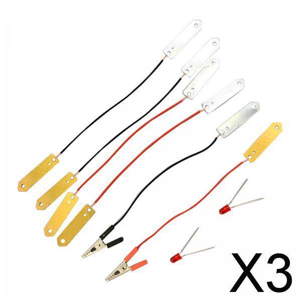 Kit de experimentos de ciencia de energía de frutas Baoblaze 3 piezas