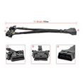 thumbnail image 4 of 2X 2 IN 1 OBD2 Extension Cable OBDII Male to 2 Female Splitter Car Computer Connection Conversion Plug Socket 30CM,2 x OBD2 Extension Cable,Black, 4 of 5