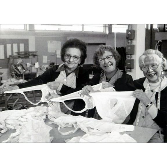 Avanti Press Women Stretching Underwear Funny / Humorous Feminine Birthday Card for Her : Woman : Women