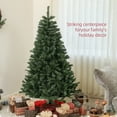thumbnail image 4 of HOMCOM 6ft Artificial Christmas Tree with Auto Open, Steel Base, Green, 4 of 9