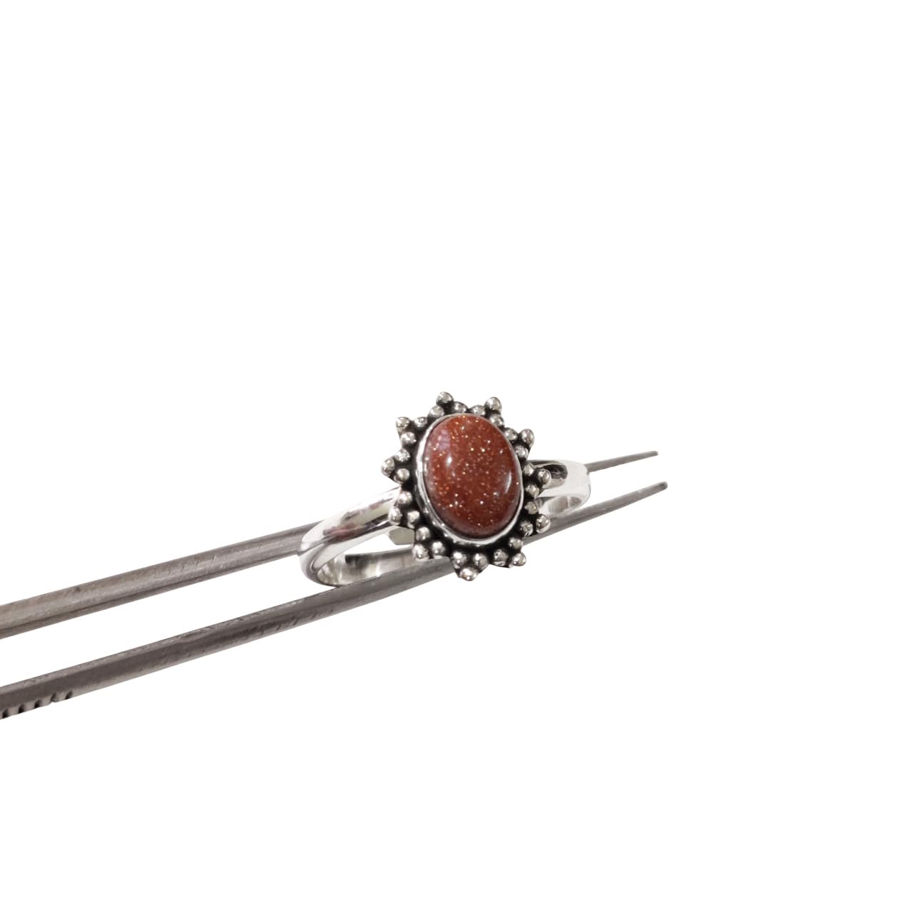 Natural Fire Sunstone Ring, Sunstone Gemstone Ring, Genuine Birthstone, Adjustable Tiny Ring, Toe Ring, 925 Sterling Silver, Womens Bohemian Ring, Christmas, Thanksgiving, Handmade Statement Jewelry