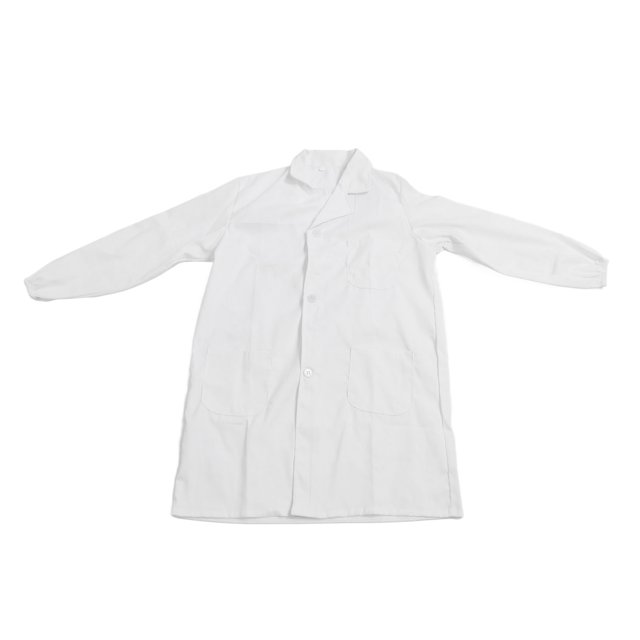 De Laboratorio De Manga Larga, De Laboratorio Blanca, Algodón Poliéster Multiusos Para Laboratorios