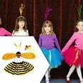 thumbnail image 4 of Guardurnaity Disfraz Con Detalles Precisos Para Niños Disfraz De Abejorro Vestido De Halloween Amarillo F Type3 NO3, 4 of 6