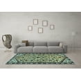 thumbnail image 3 of Ahgly Company Indoor Rectangle Persian Light Blue Traditional Area Rugs, 5' x 8', 3 of 4