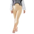 thumbnail image 5 of Tiqkatyck Womens Tights Clearance, Women's 100G Stockings Size Pantyhose Fake of Through Plus Pairs Bottoming Meat Tights Without Velvet Compression Socks for Women Khaki A, 5 of 6
