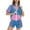 Blue, variant on Adult Women And Man 80s Tracksuit Retro Hop Windbreaker Disco Tracksuit Sets Colorblock Outfits Set Blue M