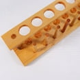 Senikei 10Hole Wooden Test Tube Rack for Laboratory Supplies