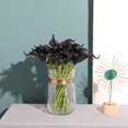 thumbnail image 4 of 24 Pcs Calla Lilies Artificial Latex, Realistic Single Stem Calla Lily Flower Bouquet (Black), 4 of 4