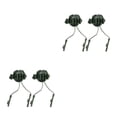 thumbnail image 4 of Seitruly Adaptador de riel de guía de auriculares de casco universal Cascos de Soporte de montaje de auriculares ajustable giratorio de 360 Verde 2Conjunto, 4 of 6