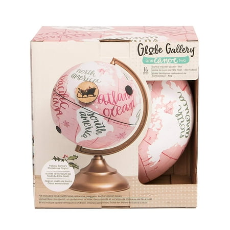 Santa Tracker Globe 8 Inches. Share the Holidays with Your Family 1 Canoe 2, Track Santa this year-usee this globe to keep track of the jolly.., By American Crafts