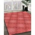 thumbnail image 2 of Ahgly Company Indoor Rectangle Patterned Ferrari Red Area Rugs, 7' x 10', 2 of 6