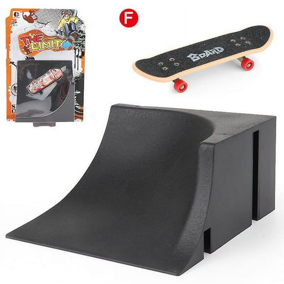 Children Finger Skateboards Skate Toy Skate Park Ramp Set Tech Practice for Kids