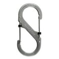 thumbnail image 2 of Nite Ize S-Biner SlideLock Stainless Steel - Secure Key Holder Carabiner with SlideLocks - Key & Keychain Organizer - Lockable Carabiner for Daily Use - 75lb Weight Rating -Size 4, Stainless (4 Pack), 2 of 8