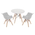 thumbnail image 1 of Mesa con 2 Silla Berlin con Descansabrazos infantil (Gris), 1 of 1