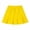 Yellow, variant on Odeerbi Toddler Girls Pleated Skirt Solid Color Elastic Waist School Uniform Skirt