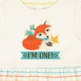 thumbnail image 4 of Inktastic 1st Birthday Woodland Fox 1 Year Old Girls Baby Dress, 4 of 5
