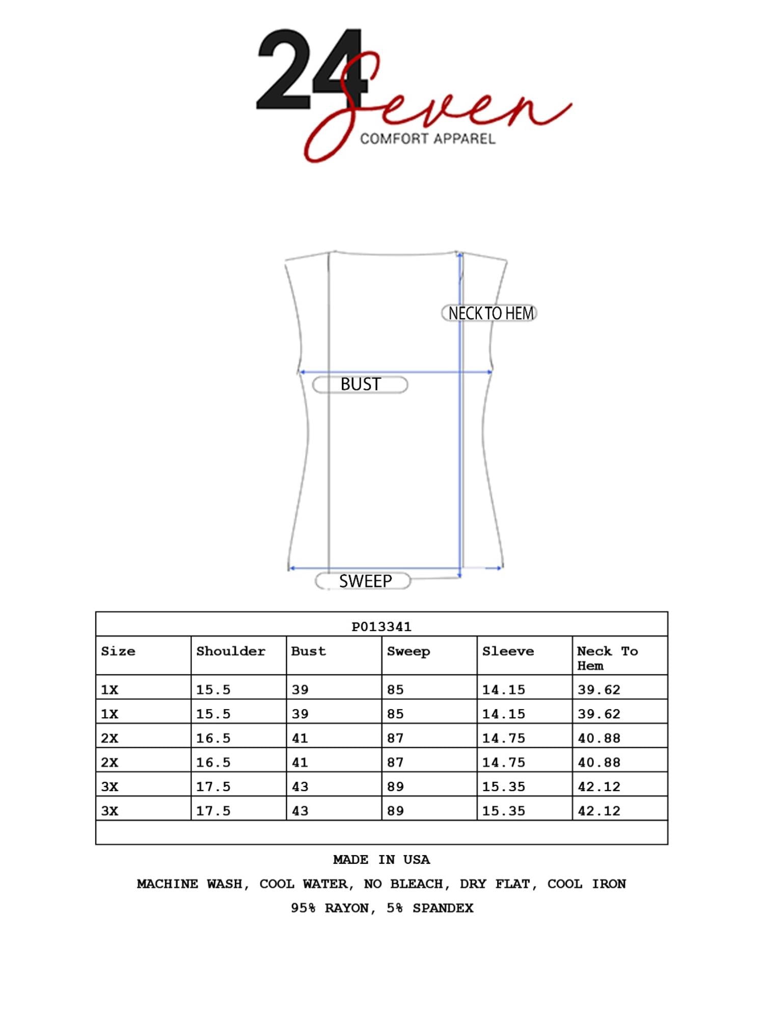 24seven Comfort Apparel Plus Size Elbow Length Sleeve Open Front Cardigan