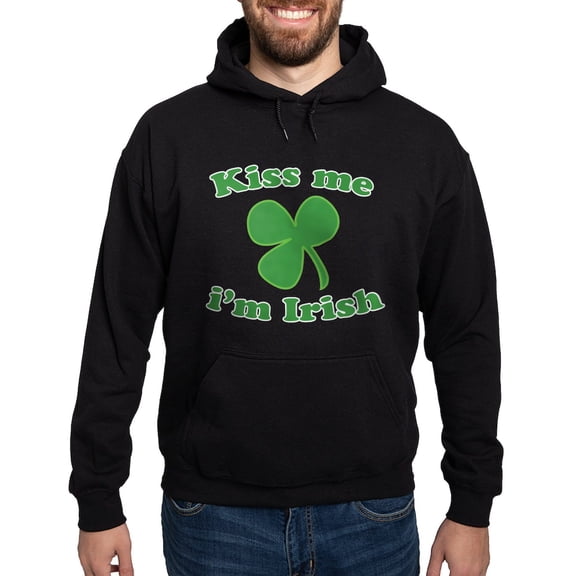 CafePress - Kiss Me Im Irish St Patricks Day Hoodie - Pullover Hoodie, Classic, Comfortable Hooded Sweatshirt