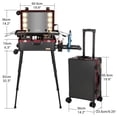 thumbnail image 4 of Estuche de tren de maquillaje Tense Edano de aluminio de 20 pulgadas con altavoz LED, 4 of 9