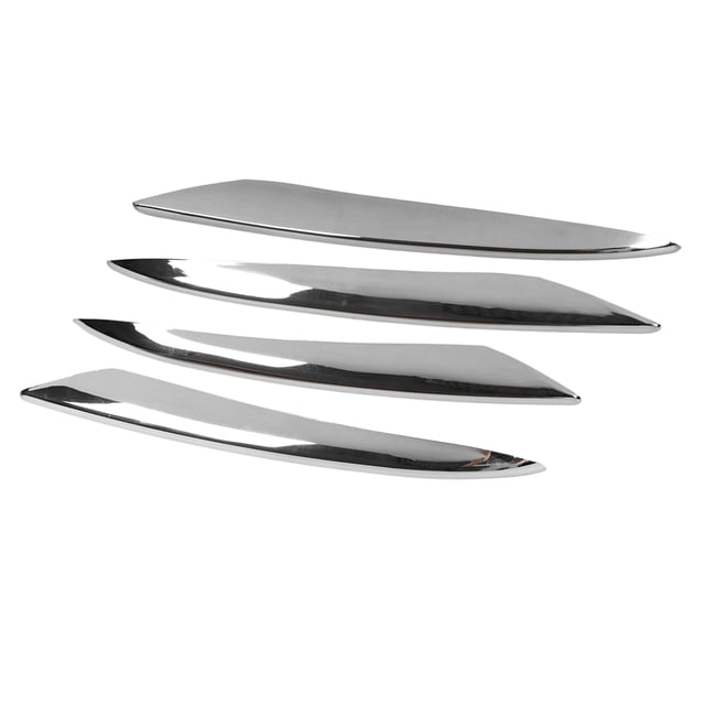 Tira de moldura para faros antiniebla delanteros, 4 piezas Tira de moldura para faros antiniebla delanteros Decoración de tira de faros antiniebla delanteros Adhesivo de moldura