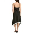 thumbnail image 2 of Helmut Lang womens  Angled Hem Wool Midi Dress, 6, Black, 2 of 3