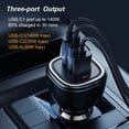 thumbnail image 3 of Chipofy 165W USB C Car Charger Adapter Super Fast Charging PD3.1 140W PD3.0 100W PPS45W QC5 for MacBook Pro iPhone 14 Samsung S23, 3 of 8