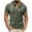 Army Green, variant on ZRGHAOYLQ Solid Color Henley Shirt Hooded Short Sleeve Shirts for Men Big and Tall Drawstring Hoodies Loose Fit Muscle Shirt Button Up V Neck Stylish Tops