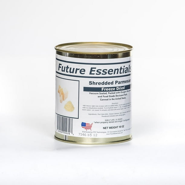 FreezeDried Shredded Parmesan Cheese