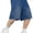 Dark Blue, variant on Mens Baggy Jean Shorts Loose Fit Vintage Wide Leg Jorts Y2K Streetwear Hip Hop Casual Long Denim Shorts, Dight Blue