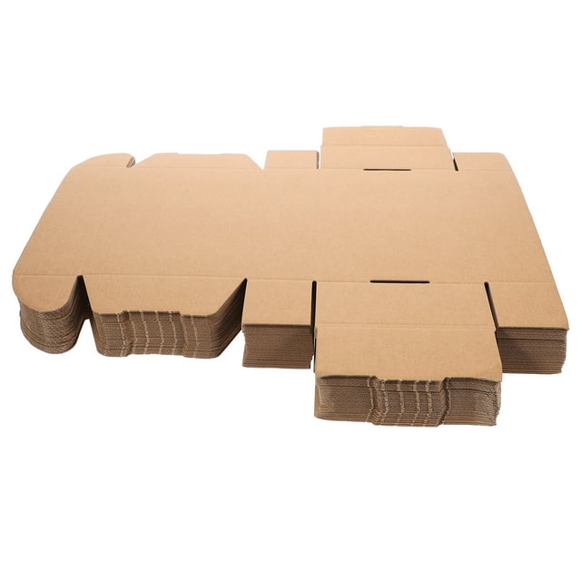IFANLANDOR 30Pcs White Cardboard Mailer Box Kraft Paper for Shipping Business Packaging