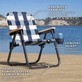 thumbnail image 3 of GoSports Outdoors WOVN Beach Backpack Chair - Premium Folding Camping Chair - 9 Styles Available - LIDO, 3 of 7