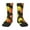 1 Black, variant on Orange Lemon Pattern Children's Socks, Socks Gifts ,kids Crew Soft Cotton Socks , Moisture-Wicking, Durable, Ideal for Daily Wear & Sports