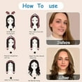 thumbnail image 4 of Pinkiou Heatless Curling Rod Headband, Heatless Curlers for Long Hair Lazy Curler Set Make Hair Soft and Shiny, No Heat Curl Ribbon with Hair Clips and Scrunchie DIY Hair Rollers Styling Tool, 4 of 6