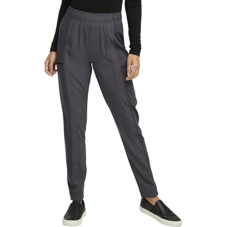 

Heartsoul Break On Through Scrubs Pant For Women Natural Rise Tapered Leg Pull-On HS292 L Pewter