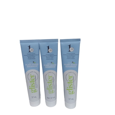 Glister Multi-Action Fluoride Toothpaste 37g - 1.76 Ounce. (3-Pack)