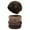 Z03_Brown, variant on GPOECD Knitted Winter Hat with Scarf for Men and Women Adult Windproof Thermal Hood Coif Black,One Size