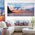 thumbnail image 1 of Beautiful Raising Sun and Mountains - Large Landscape Canvas Art, 1 of 3