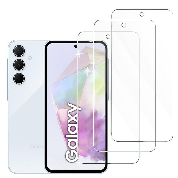 ZYQEEE HD Screen Protector Compatible for Samsung Galaxy A36 5G 6.6", Anti-Scratch Tempered Glass Film, Case Friendly, Easy Install Bubble-Free, 3 Pack
