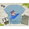 thumbnail image 3 of Blue Paper Plane Flying Happy Cute Dog With Pilot Goggles T-shirt Dog Puppy Plane Shirt For Men Women Kids Boys Girls Teens Dog Lover Tshirt, 3 of 7