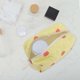 thumbnail image 5 of Bolsa de Maquillaje Cuadrada de Rayas de Fresa Acolchada Única para Viajes de Poliéster Amarillo, 5 of 6
