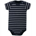 thumbnail image 3 of Little Treasure Baby Boy Cotton Bodysuits 3pk, Whale Suspenders, 18-24 Months, 3 of 4