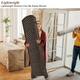 thumbnail image 7 of Room Divider 8-Panel Room Partition, Foldable Freestanding Room Dividers, 6 ft Office Partition Walls Wood Divider Folding Portable Privacy Screen，Darkmocha, 7 of 7