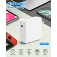 thumbnail image 4 of fafa-Mac Book Pro USB C Charger, 96W USB C Fast Charger Power Adapter Compatible with New MacBook Air 13 Inch & MacBook Pro 16" 2021 2020 2019 2018, with 6.6ft USB C Cable, 4 of 4