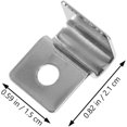 thumbnail image 2 of 10 Gallon Fish Tank Lid Aquarium Cover Bracket, Stainless Steel Fish Tank Lid Clips Glass Cover Anti-Slip Holder Support Aquarium Accessories 4pcs Rimless Aquarium, 2 of 5