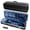 Blue, variant on MI&VI NS-5150 ABS Hard Violin Case (1/2 Size) with Adjustable Straps | Velvet Plush Cushion | Hardshell Case for 1/2 Sized Violins (Blue)