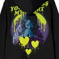 thumbnail image 4 of The Exorcist You Possess My Heart Long Sleeve Black Adult Hooded Sweatshirt-5XLB, 4 of 5