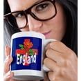 thumbnail image 2 of 3drose, St George Cross with Tudor Rose and England Text, 11oz Mug, 2 of 6