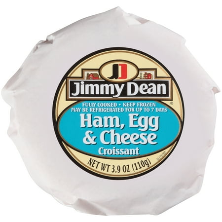 Jimmy Dean Ham/Egg/Cheese Croissant Sandwich, 3.9 oz., 12 per (Best Cheese For Ham And Cheese Croissant)