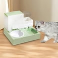 thumbnail image 6 of oshhnii 2 in 1 Automatic Cat Feeder Pet Feeder Cat Water Dispenser and Food Bowl Set for Fruit Green, 6 of 9