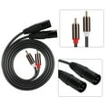thumbnail image 4 of For RCA Male to XLR Male Audio Adapter Cable Double row PVC Wire Audio Connection Cable, 4 of 8